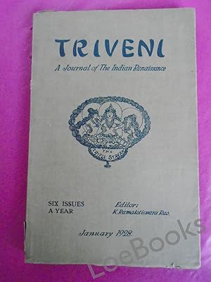 Seller image for TRIVENI A Journal of the Indian Renaissance Vol. 1[No. 1] January 1928 for sale by LOE BOOKS