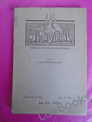 Seller image for TRIVENI Journal of Indian Renaissance (With Which is Incorporated 'The New Era') Vol. IV, No. 1 Jan, Feb. 1931 for sale by LOE BOOKS