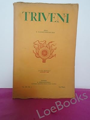 Seller image for TRIVENI Issued Monthly August 1948 (Vol. XX. No. 1) for sale by LOE BOOKS