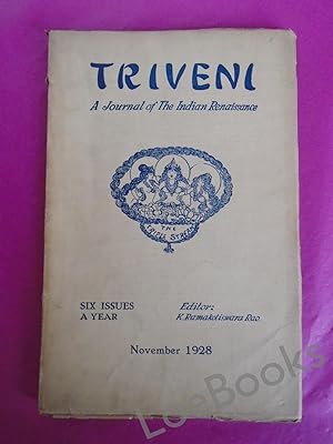 Seller image for TRIVENI A Journal of the Indian Renaissance Vol. 1[No. 6] November 1928 for sale by LOE BOOKS
