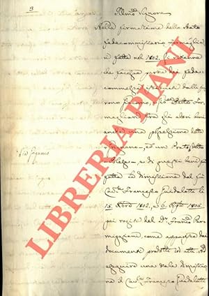 Presenza nella fedecommissaria della possessione detta Grignano e dun prato detto Polega.