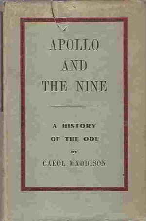 Bild des Verkufers fr Apollo and the Nine A history of the ode zum Verkauf von Walden Books