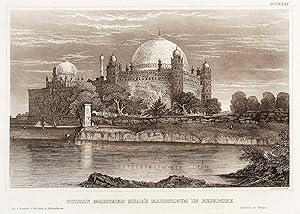 Bild des Verkufers fr Bijapur. Gol Gumbaz. Meyer's Universum. Sultan Mahomed Shah's Mausoleum in Bejapore zum Verkauf von GALERIE HIMMEL