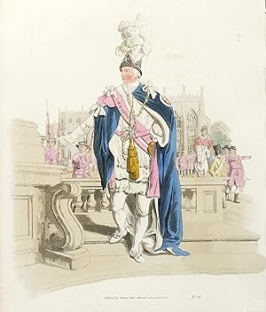 Bild des Verkufers fr Trachten. England. - Ritter vom Hosenbandorden. Pyne. Knight of the Garter zum Verkauf von GALERIE HIMMEL