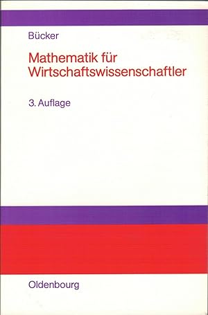 Bild des Verkufers fr Mathematik f?r Wirtschaftswissenschaftler zum Verkauf von Antiquariat Hans Wger