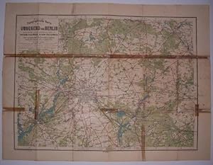 Kiessling's Topographische Karte der Umgegend von Berlin, umfassend 19 größere und kleinere Städt...