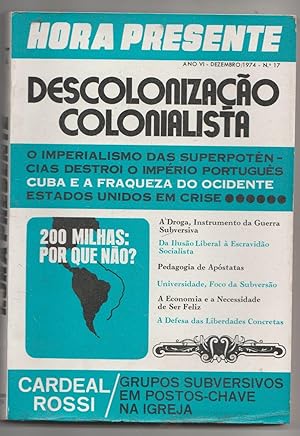 Seller image for Hora Presente, Ano VI, dezembro de 1974, n. 17 for sale by Biblioteca de Babel