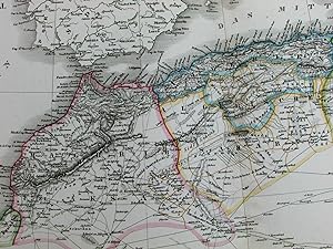 North Africa Morocco Azores Canary Islands Morocco Tunis 1840 Kiepert huge map