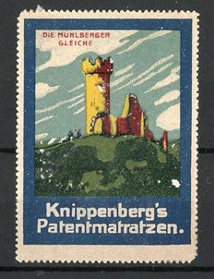 Bild des Verkufers fr Reklamemarke Kippenberg's Patentmatratzen, die Mhlberger Gleiche zum Verkauf von Bartko-Reher