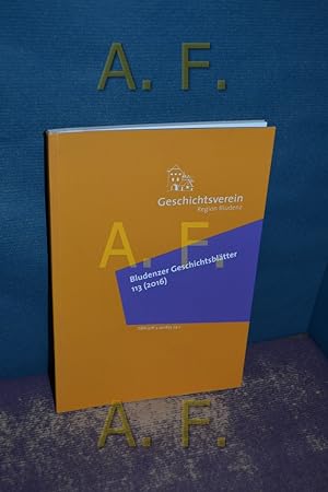 Seller image for Bludenzer - Geschichtsbltter 113 (2016) for sale by Antiquarische Fundgrube e.U.