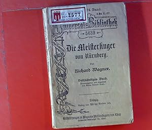 Bild des Verkufers fr Universal-Bibliothek 5639. Die Meistersinger von Nrnberg. Vollstndiges Buch. Erluterungen. zum Verkauf von biblion2