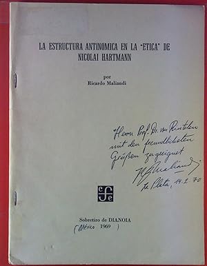 Seller image for La Estructura Antinomica En La for sale by biblion2
