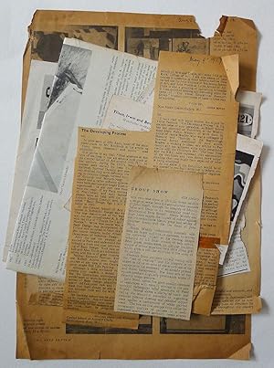 A collection of cuttings with texts by Bowen from 1958 to 1966.