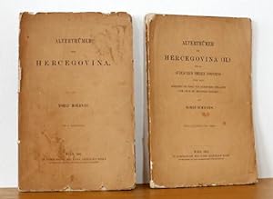 Bild des Verkufers fr Alterthmer der Hercegovina (2 Teile) zum Verkauf von AMSELBEIN - Antiquariat und Neubuch