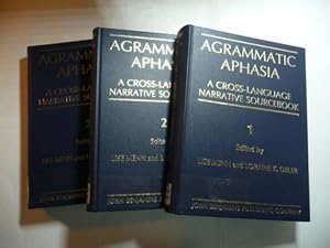 Imagen del vendedor de Agrammatic Aphasia: A Cross-Language Narrative Sourcebook, Volume 1+2+3 ( Control Subjects) 3 BCHER) a la venta por Gebrauchtbcherlogistik  H.J. Lauterbach