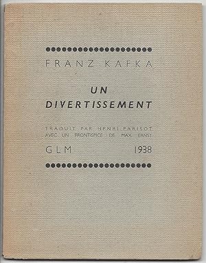 Seller image for Un divertissement for sale by Fldvri Books