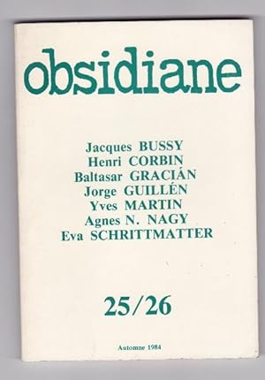 Revue obsidiane 25/26