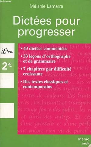 Seller image for DICTEES POUR PROGRESSER for sale by Le-Livre