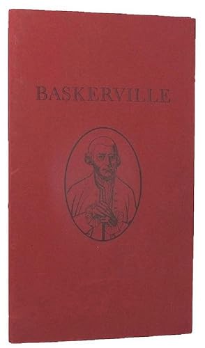 Seller image for JOHN BASKERVILLE 1705-1775 for sale by Kay Craddock - Antiquarian Bookseller