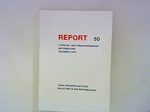 Bild des Verkufers fr Report 50, Literatur- und Forschungsreport Weiterbildung, Dezember 2002 zum Verkauf von ANTIQUARIAT FRDEBUCH Inh.Michael Simon