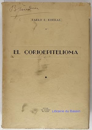 Seller image for El corioepitelioma for sale by Librairie du Bassin