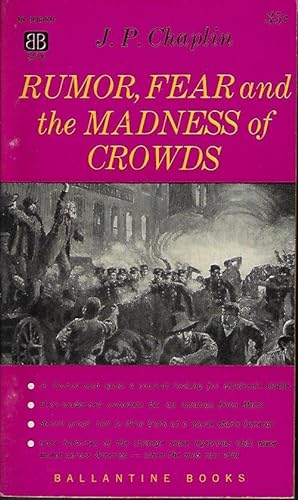 Seller image for RUMOR, FEAR AND THE MADNESS OF CROWDS for sale by Books from the Crypt