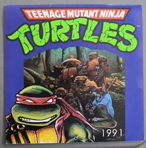 TEENAGE MUTANT NINJA TURTLES 1991 WALL CALENDAR
