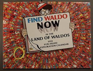 FIND WALDO NOW IN THE LAND OF WALDOS - 1992 WALL CALENDAR.
