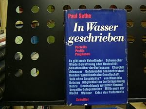 Seller image for In Wasser geschrieben for sale by Antiquariat im Kaiserviertel | Wimbauer Buchversand