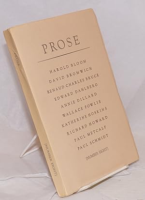 Seller image for Prose (number eight) for sale by Bolerium Books Inc.