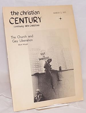 Image du vendeur pour The Christian Century: an ecumenical weekly; vol. 88, #9, March 3, 1971; The Church and Gay Liberation mis en vente par Bolerium Books Inc.