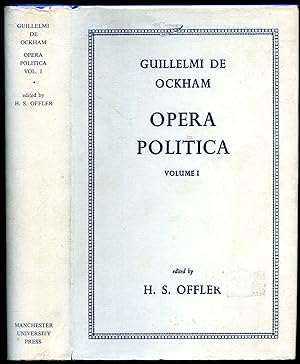 Seller image for Guillelmi De Ockham | Opera Politica. Volume I (Latin Edition) for sale by Little Stour Books PBFA Member