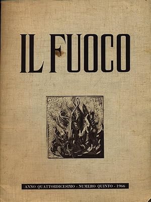 Bild des Verkufers fr Il Fuoco numero quinto/settembre-ottobre 1966 zum Verkauf von Librodifaccia