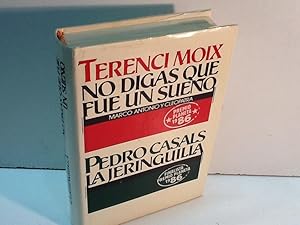 Imagen del vendedor de NO DIGAS QUE FUE UN SUEO MARCO ANTONIO Y CLEOPATRA TERENCI MOIX 1987 a la venta por LIBRERIA ANTICUARIA SANZ