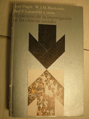 Imagen del vendedor de Tendencias de la investigacin en las Ciencias Sociales a la venta por Librera Antonio Azorn