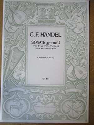 Sonate g-moll für Oboe (Flöte, Violine) und Basso continuo.