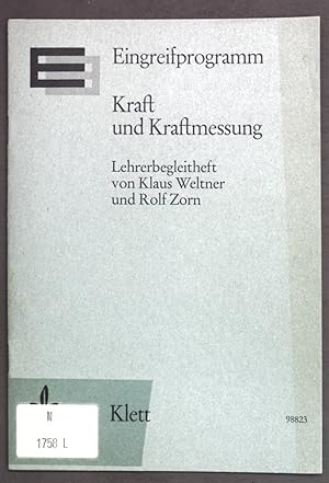 Seller image for Eingreifprogramm Kraft und Kraftmessung; Lehrerbegleitheft. for sale by books4less (Versandantiquariat Petra Gros GmbH & Co. KG)