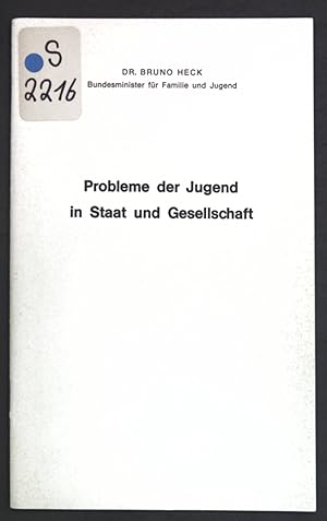 Bild des Verkufers fr Probleme der Jugend in Staat und Gesellschaft; Sonderdruck aus dem Bulletin des Presse- und Informationsamtes der Bundesregierung Nr. 71 zum Verkauf von books4less (Versandantiquariat Petra Gros GmbH & Co. KG)