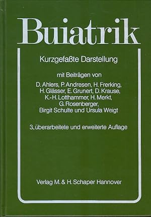 Buiatrik : kurzgef. Darst. mit Beitr. von D. Ahlers .