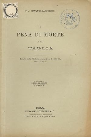 La pena di morte e la taglia.