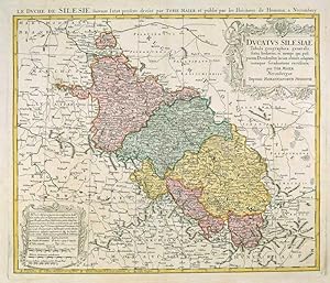 Bild des Verkufers fr Ducatus Silesiae tabula geographica generalis. zum Verkauf von Altea Antique Maps