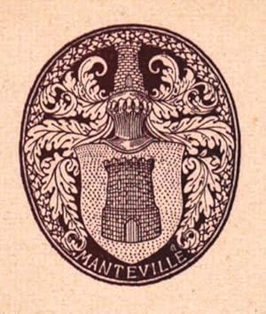 Bild des Verkufers fr Exlibris fr Manteville. Holzschnitt von Edmond des Robert, Nancy. zum Verkauf von Antiquariat Heinz Tessin