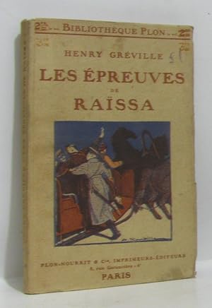 Image du vendeur pour Les preuves de raissa mis en vente par crealivres