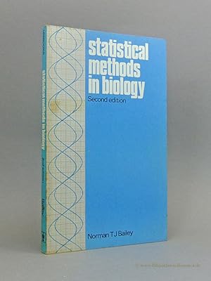 Bild des Verkufers fr Statistical methods in biology. zum Verkauf von Bibliotheca Botanica