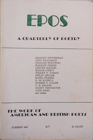 EPOS A Quarterly of Poetry Summer 1965