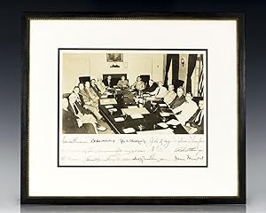 Harry Truman and His Cabinet Signed Photograph.