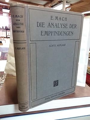 Seller image for Die Analyse der Empfindungen und das Verhltnis des Physischen zum Psychischen. for sale by Kepler-Buchversand Huong Bach