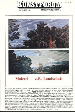 Seller image for Kunstforum International. Malerei - z.B. Landschaft. Band 70, Mrz 1984. for sale by Fundus-Online GbR Borkert Schwarz Zerfa