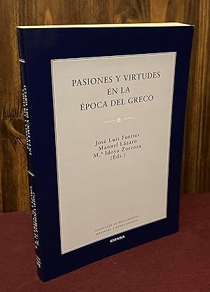 Bild des Verkufers fr Pasiones y virtudes en la epoca del Greco zum Verkauf von Palimpsest Scholarly Books & Services
