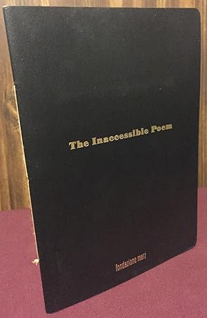 Seller image for The Inaccessible Poem: Una mostra concepita da / An Exhibition Conceived by Simon Starling for sale by Palimpsest Scholarly Books & Services